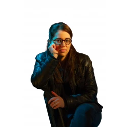 Chocottes Club Sandra Terrazzino Leather Jacket