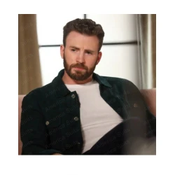Chris Evans Pain Hustlers 2023 Black Jacket Chris Evans Pain Hustlers 2023 Black Jacket