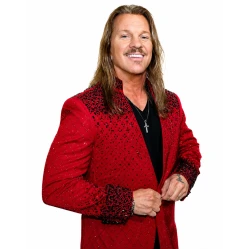 Chris Jericho Red Embellished Blazer