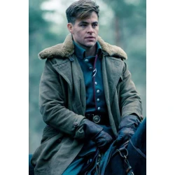 Chris Pine Wonder Woman 1984 Trench Coat Chris Pine Wonder Woman 1984 Trench Coat