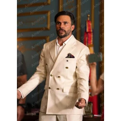 Christian Slater Freelance 2023 White Suit Christian Slater Freelance 2023 White Suit