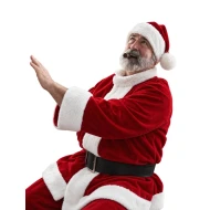 Christmas at the Kringles 2026 Rob Riggle Red Santa Claus Suit