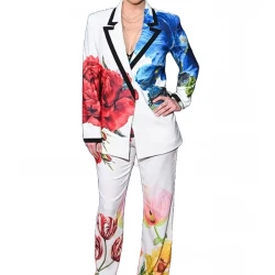 Chyler Leigh 2024 Printed Suit