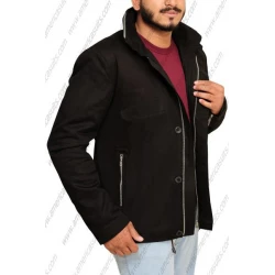 Classy Grant Gustin Barry Allen Black Jacket Classy Grant Gustin Barry Allen Black Jacket