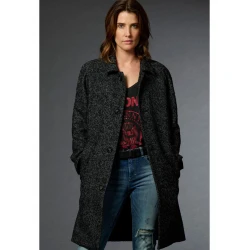 Cobie Smulders Stumptown Grey Coat