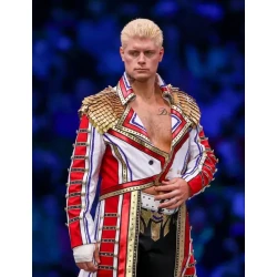 Cody Rhodes Military White And Red Coat Cody Rhodes Military White And Red Coat