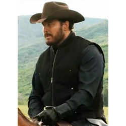 Cole Hauser Yellowstone Black Vest Cole Hauser Yellowstone Black Vest