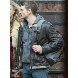 Connor Storrie April X Black Leather Jacket