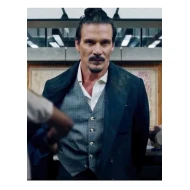 Copshop Teddy Murretto Black Peacoat