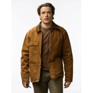 Corey Cott Law and Order SVU S27 Brown Cotton Jacket