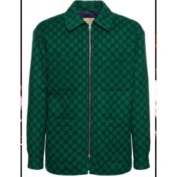 CR7 Green Wool Jacket