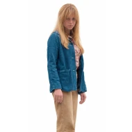 Crystal Lake 2026 Linda Cardellini Blue Denim Jacket