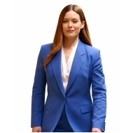 Cupertino 2026 Rachel Keller Royal Blue Blazer