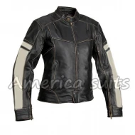 Dame Vintage Womens Biker Jacket