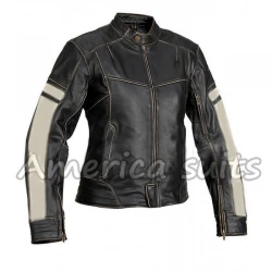 Dame Vintage Womens Biker Jacket