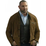 Dave Bautista My Spy Brown Jacket