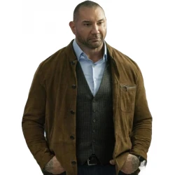 Dave Bautista My Spy Brown Jacket