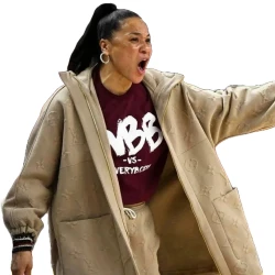 Dawn Staley Beige Long Coat