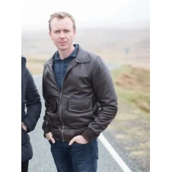 DC Sandy Wilson Shetland S05 Brown Leather Jacket