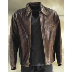 Death Wish Bruce Willis Brown Leather Jacket