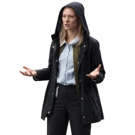 Deborah Ann Woll The Cycle 2026 Black Hooded Jacket