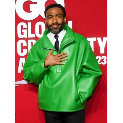 Donald Glover GQ’s Creativity Awards Leather Jacket