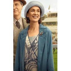 Downton Abbey Joanne Froggatt Long Coat