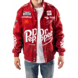 Dr. Pepper Red Cotton Racing Jacket