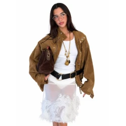 Dua Lipa Suede Jacket