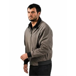 Duke Nicholson The Deputy 2026 Grey Bomber Jacket Duke Nicholson The Deputy 2026 Grey Bomber Jacket