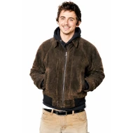 Dune Part Three 2026 Timothee Chalamet Brown Suede Bomber Jacket