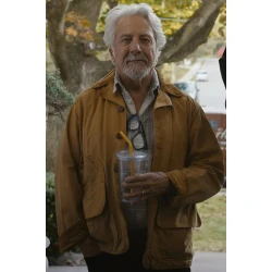 Dustin Hoffman Tuner Brown Cotton Jacket