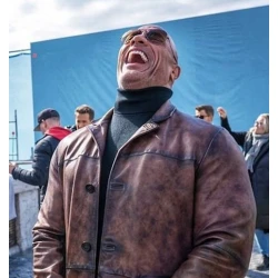 Dwayne Johnson Red Notice Leather Jacket Dwayne Johnson Red Notice Leather Jacket