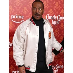 Eddie Murphy Candy Cane Lane 2023 Bomber Jacket Eddie Murphy Candy Cane Lane 2023 Bomber Jacket