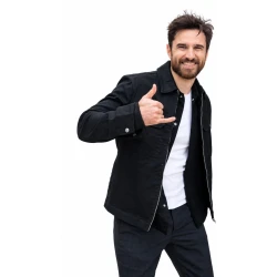 Eduard Trica The Handler 2026 Black Cotton Jacket