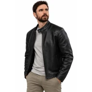 Eduard Trica The Handler 2026 Black Leather Jacket