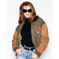 Elle Macpherson Planet Hollywood Suede Jacket