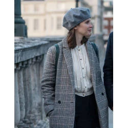 Ellie Haworth The Last Letter from Your Lover Plaid Coat