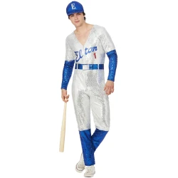 Elton John Sequin Baseball Deluxe Costume