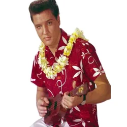 Elvis Presley Blue Hawaii Red Shirt