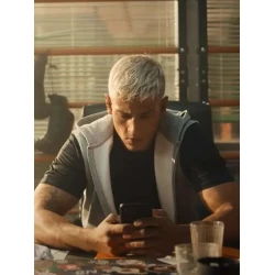 Emilio Sakraya Sixty Minutes Grey Vest