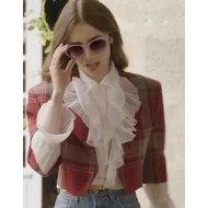 Emily in Paris Emily Cooper Plaid Jacket