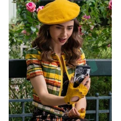 Emily In Paris S02 Lily Collins Multicolor Jacket