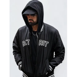 Eminem Detroit Black Bomber Jacket