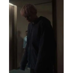 Emma Corrin A Murder at the End of the World Grey Hoodie