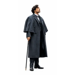 Enola Holmes 3 Henry Cavill Black Inverness Cape Coat