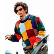 Eric Andre Little Brother 2026 Multicolor Sweater