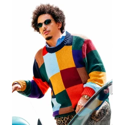 Eric Andre Little Brother 2026 Multicolor Sweater