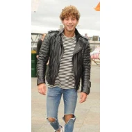 Eyal Booker Black Leather Jacket