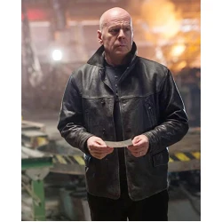 Extraction Bruce Willis Leather Jacket Extraction Bruce Willis Leather Jacket